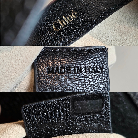 Chloe drew Black Leather Clutch - Picture 11 of 11